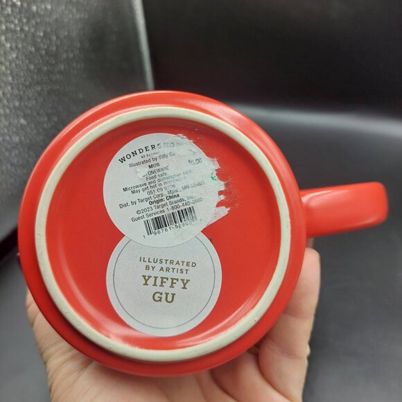 NEW 2023 Target Wondershop Yiffy Gu Collab Coffee Mug Cake Elf Elves Christmas - Picture 4 of 4